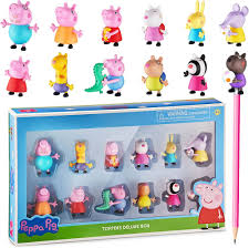 Peppa Pig Toppfigurset: 12 Figurer i Ett Set