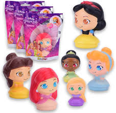 Disney Princess Squishy Set - Mjuka och Doftande Leksaker för Barn