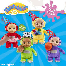 Teletubbies Plyschset 4-pack