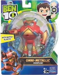 Ben 10 Actionfigurer i Metalltema - Overflow