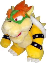 25 cm Super Mario Plyschfigur - Bowser