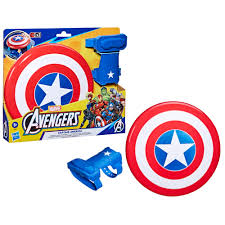 Marvel Avengers Kapten Americas Magnetiska Sköld och Gauntlet