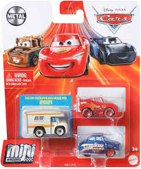 Mattel Disney Cars – Mini Racers 3-pack