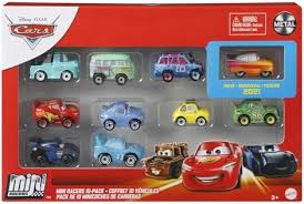 Mattel Disney Pixar Cars - Mini Racers Derby Racers 10-pack