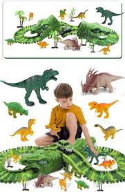 Dinosaurieleksaker Mini Set: 6 Figurer för Barn