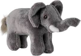 Söt Plyschleksak: Elefant 16 cm