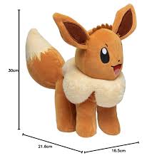 XXL Eevee Gosedjur 30 cm – Ny Plyschleksak