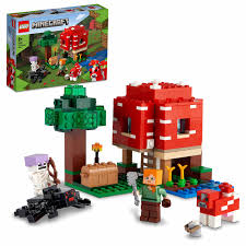 LEGO Minecraft SvampHuset - Byggsats med Minifigurer för Barn 8+ år