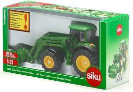 John Deere Traktor med Frontlast - Siku 3652