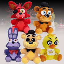 FNAF 1 Mjukisdjur Set - 5 Plyschleksaker 18 cm