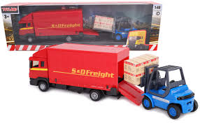 Toyland® Scania Fraktlastbil med Gaffeltruck