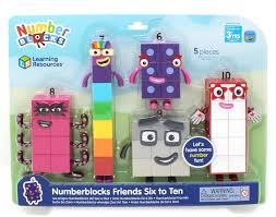 Numberblocks Vänner 6-10 – Samlarfigurer för Barn 3+