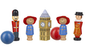 Paddington Björn Träbowling Set