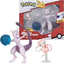 Pokémon Mew & Mewtwo Figurer 2-Pack