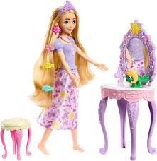 Rapunzel med Sminkbord och Pascal – Disney Princess Leksakset