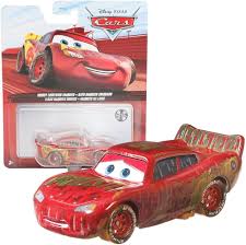 Disney Pixar Bilar - Lerig Lightning McQueen Figur