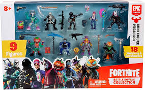 Fortnite 36516 Battle Royale Set med 9 Figurer och 18 Tillbehör