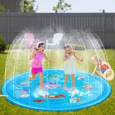 SeeKool Stänklekmatta 170 cm - Vattensprinkler Pool