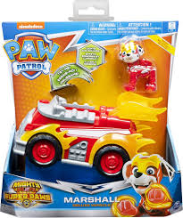 Paw Patrol Mighty Pups Brandbil med Marshall