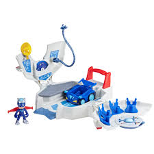 PJ Masks Kraftcentral - Lekset med Bil och Figur