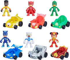 PJ Masks Power Heroes Racer - 12 Färgglada Actionfigurer