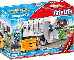 PLAYMOBIL Stadsliv: Blinkande Sopbil - 70885