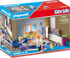 PLAYMOBIL City Life 70989 Familjerum med Ljus