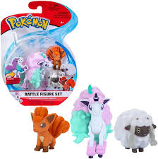 Pokemon Leksaksfigur: Galarian Ponyta & Goupix 5-8 cm