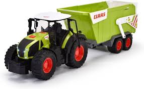 Dickie Toys – CLAAS Traktor med Släpvagn (64 cm)