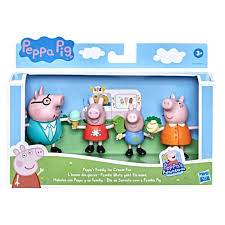 Peppa Pig Familje-Ice Cream Figurer 4-pack