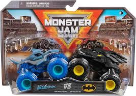 Monster Jam – Batmobil vs. Megalodon Tvåpack