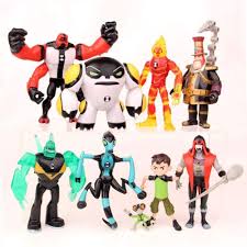 Ben 10 Actionfigurer Set - 9 St. 13 cm