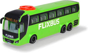 Dickie Toys FlixBus Grön Lekbuss med Styrfunktion