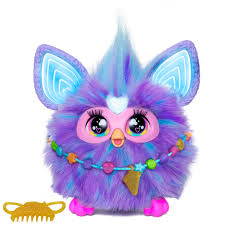 Furby Lila Interaktiv Plyschleksak - Engelska Versionen