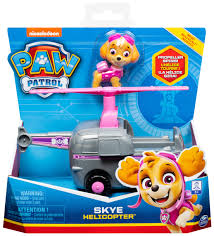 Paw Patrol: Skyes Helikopterfordon med Figur