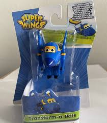 Super Wings Meral Mini Transformer Figur - Blå