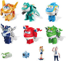 Super Wings Världens Flygplatsteam 10-pack - Säsong 6