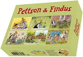 Pettson och Findus Träkubpussel