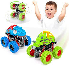 Dinosaurie Monster Truck - 2-Pack Barnleksaker 2 År